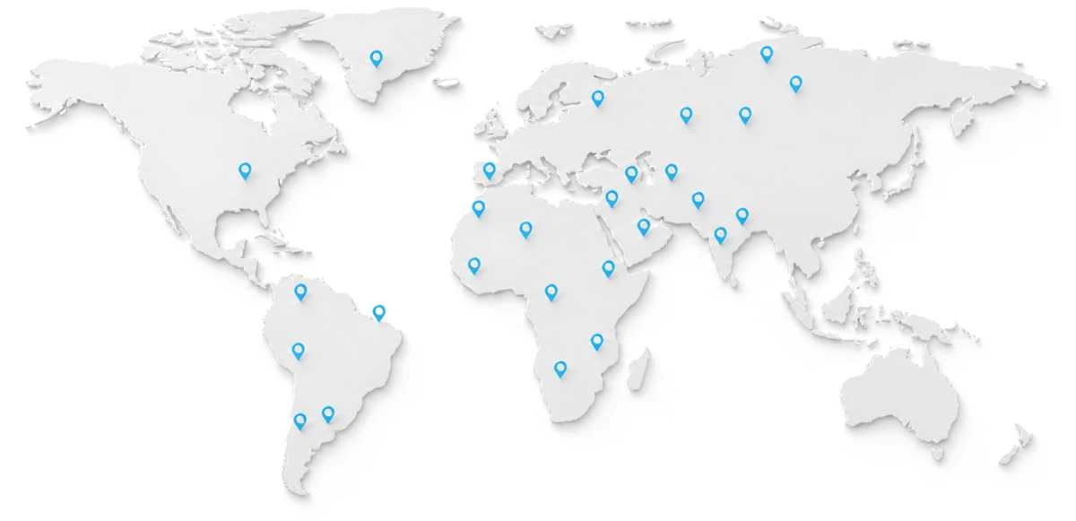 Global Co-Grain project locations