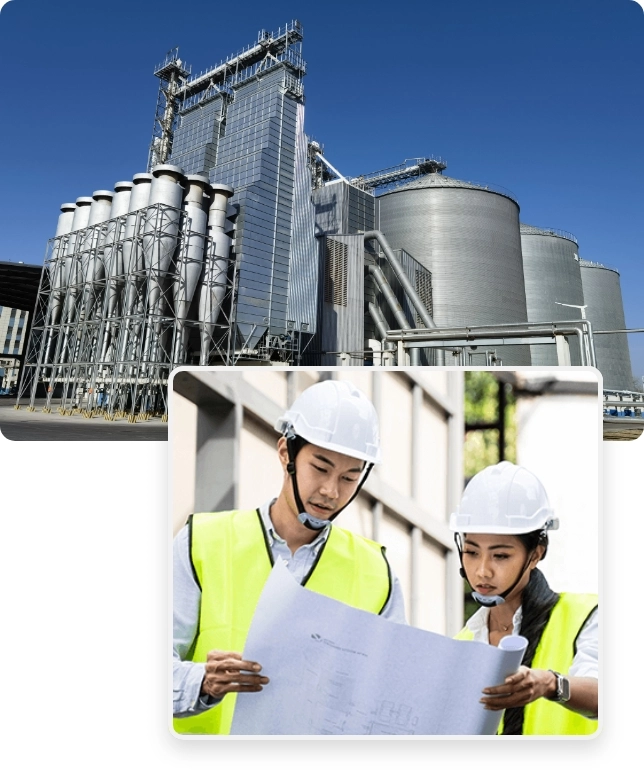 Turnkey grain drying system engineering