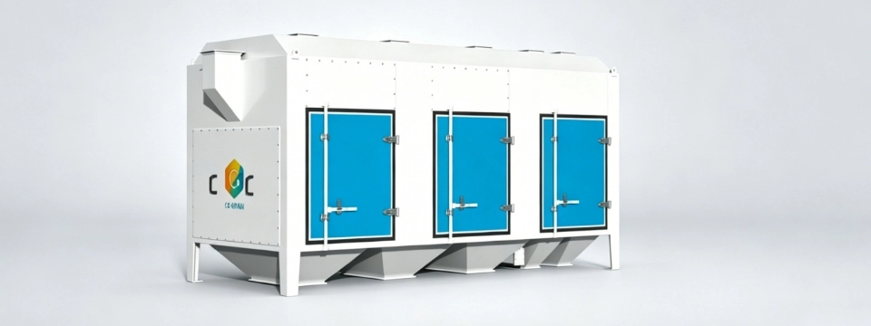 Industrial grain cleaning and screening systems