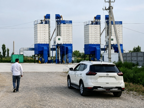 Four 30-Ton Batch Paddy Dryers Installed in Uzbekistan