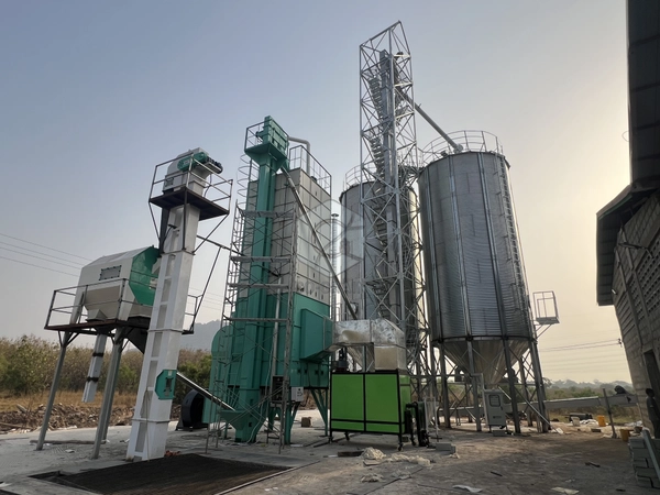 60T/D Rice Mill Plant with Paddy Drying and Storage System in Ghana