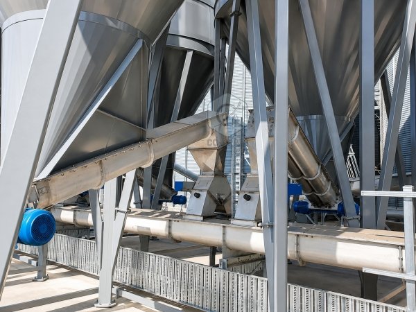 Screw Conveyor for Grain Feeding and Transfer